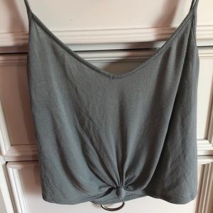 Green top with knot from Aeropostale